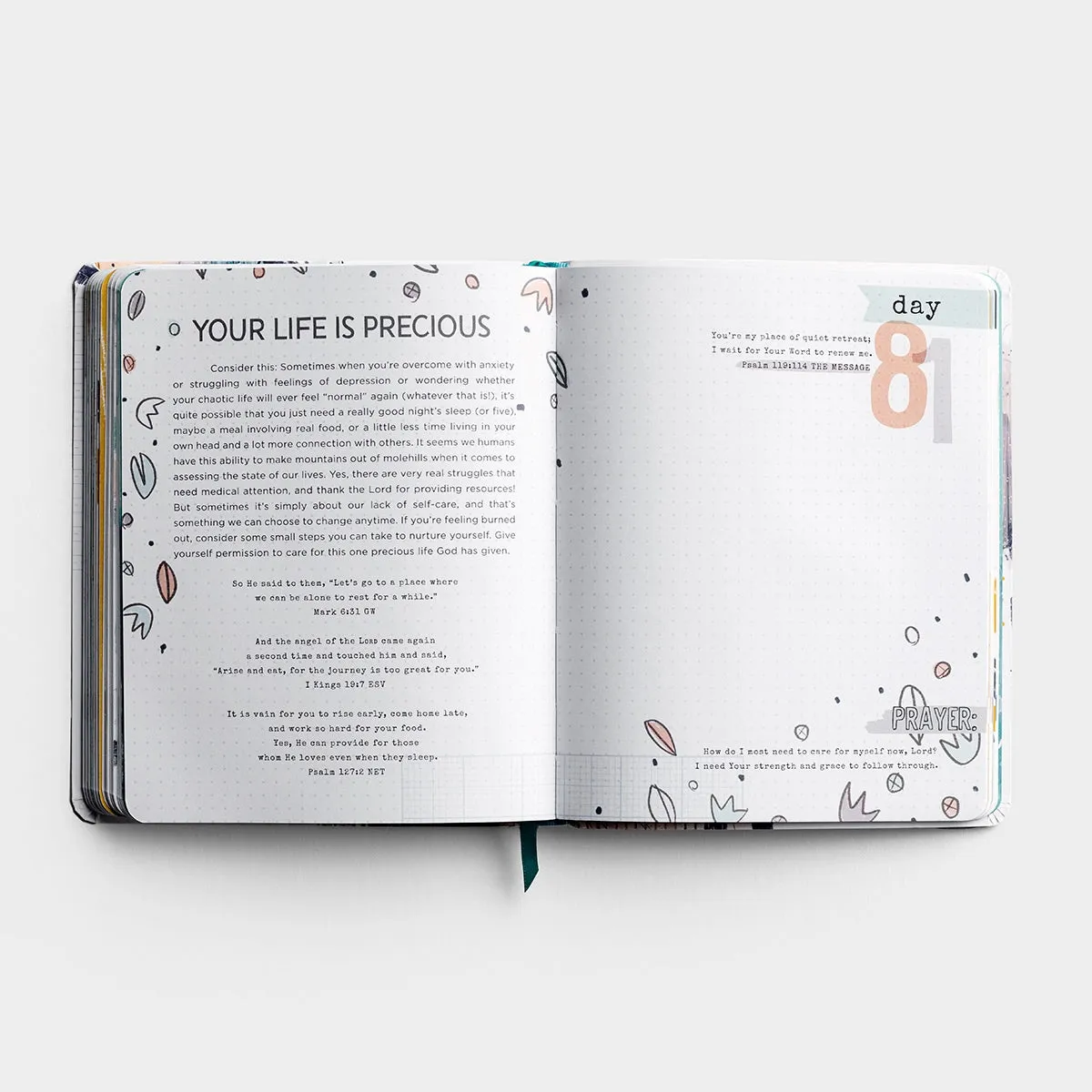 100 Days of Less Hustle More Jesus-Devotional Journal-Shanna Noel