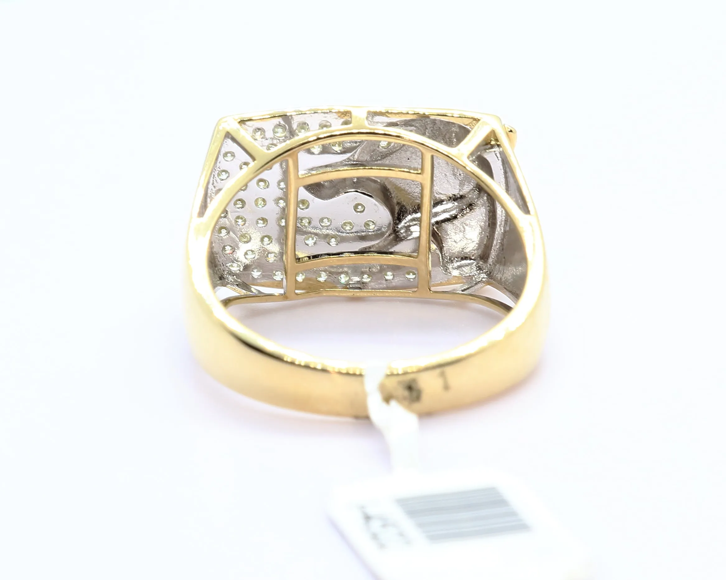 10K Yellow Gold Panther Ring