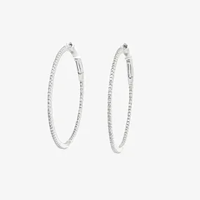 1.25 Ultra Whisper Thin 0.30CT Hoop Earrings