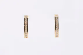 14k Yellow Gold 0.55tcw Diamond Earrings (5.56g.)