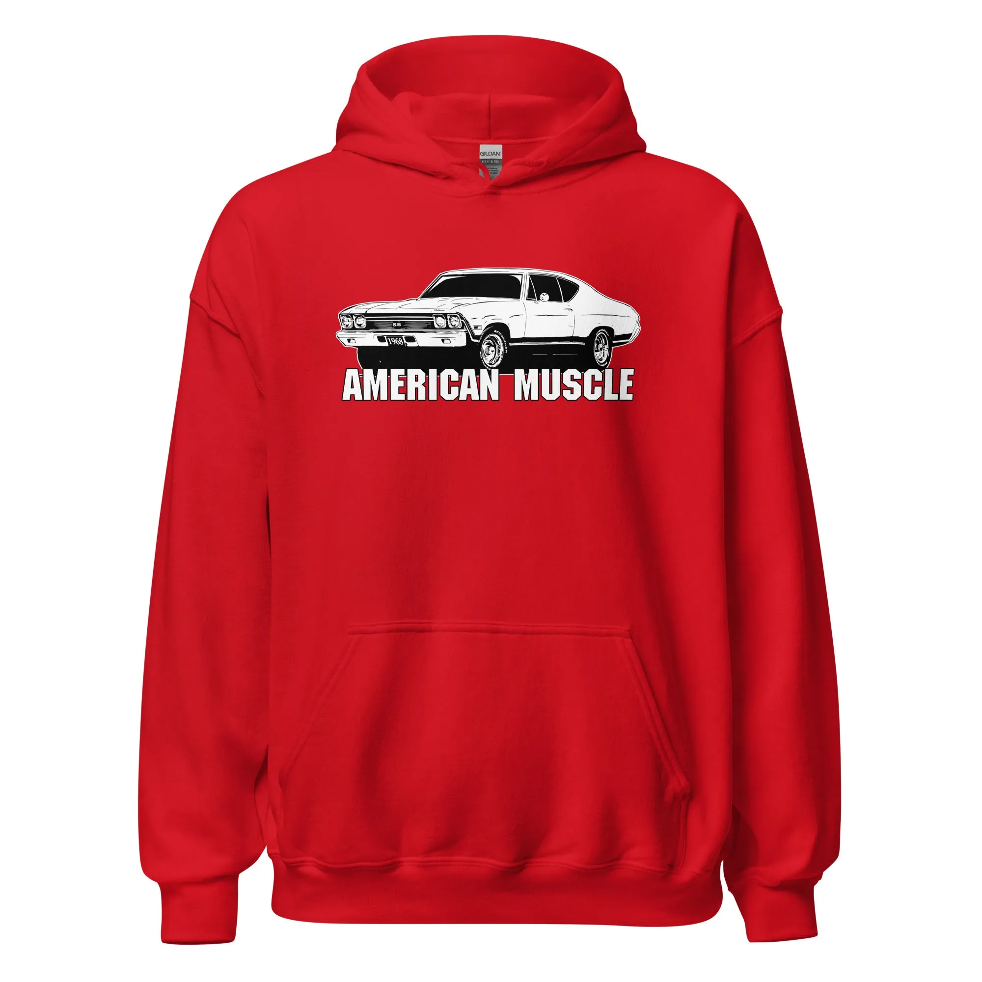 1968 Chevelle Hoodie American Muscle Car Sweatshirt