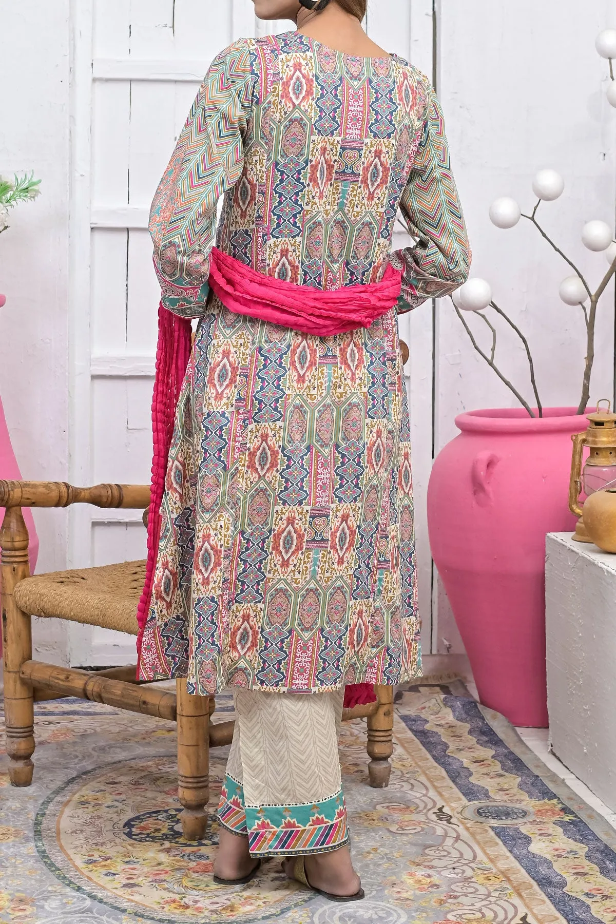 3 PIECE DIGITAL PRINT LAWN| DPC-253