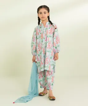 3 Piece - Printed Lawn Suit