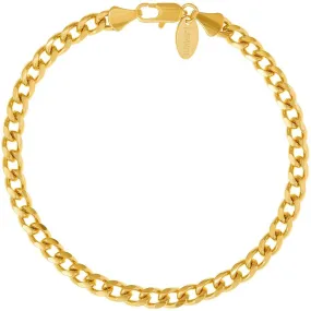 5mm Gold Cuban Link Bracelet