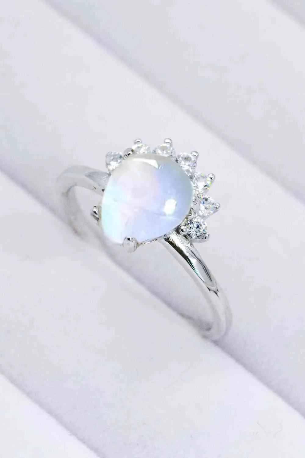 925 Sterling Silver Moonstone Ring