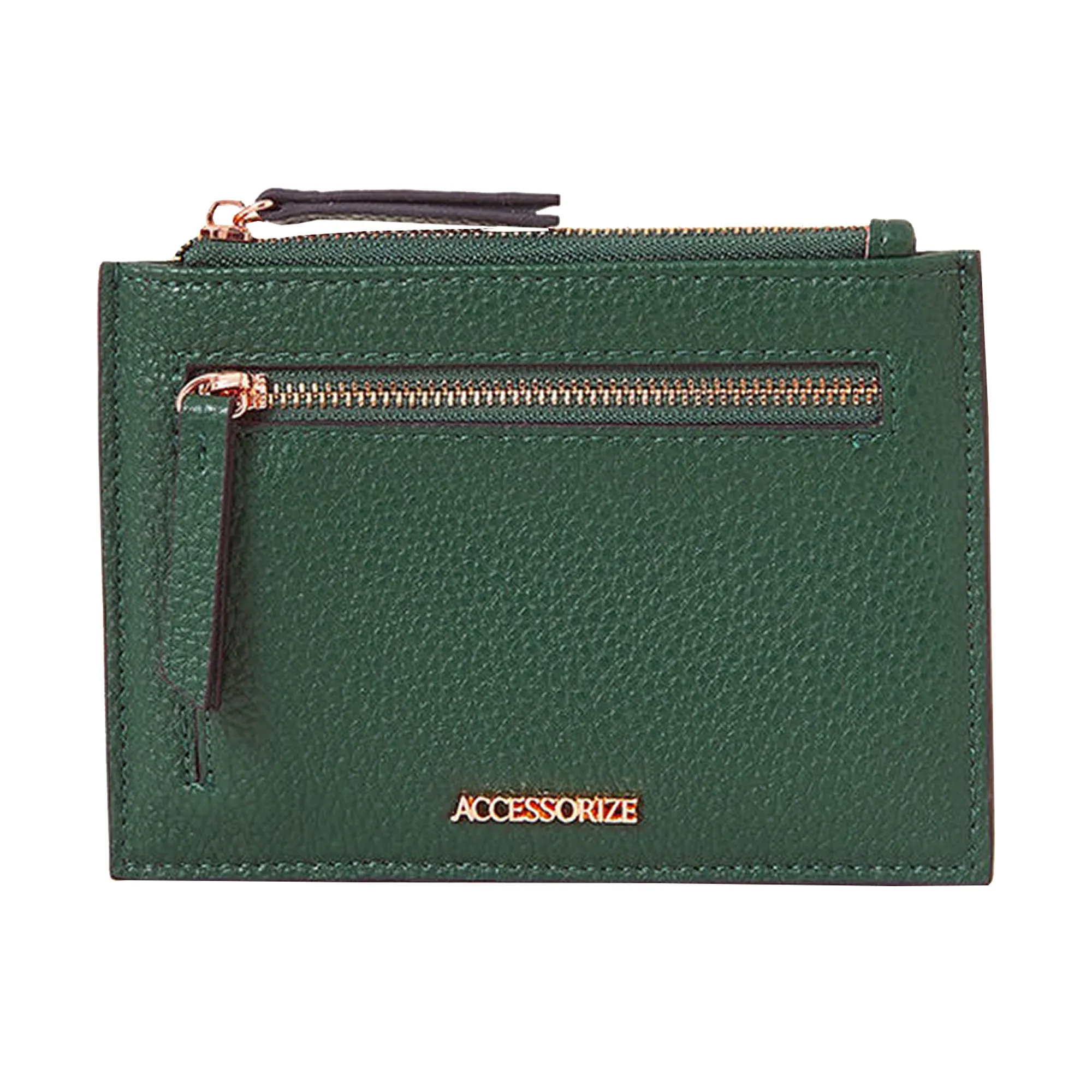 Accessorize London Women's Green
 Large Functional Card Holder