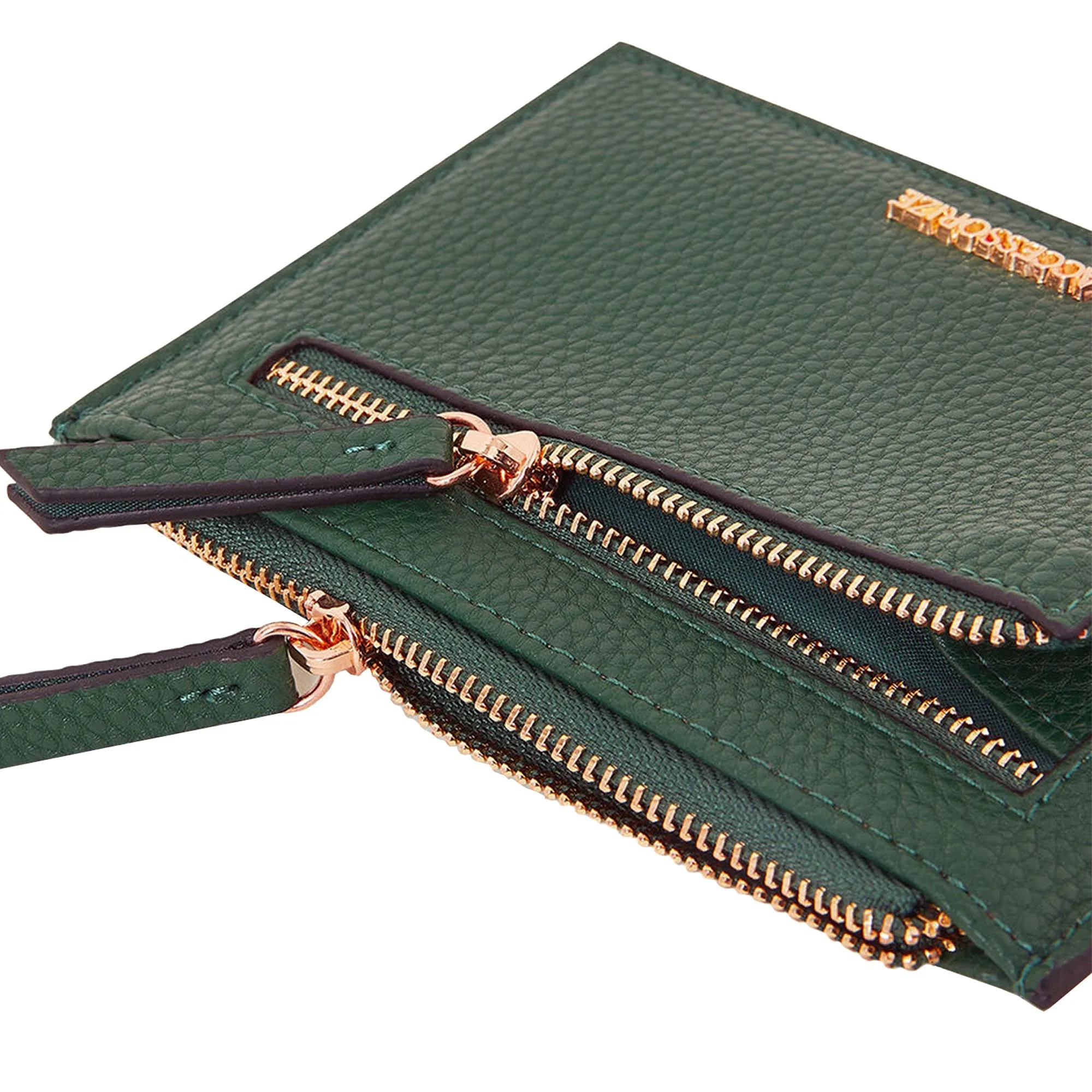 Accessorize London Women's Green
 Large Functional Card Holder