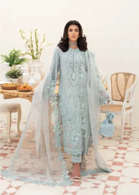 ACL-01 - Silver Luster - Unstitched - Chickenkari Lawn Collection by Afrozeh 2023