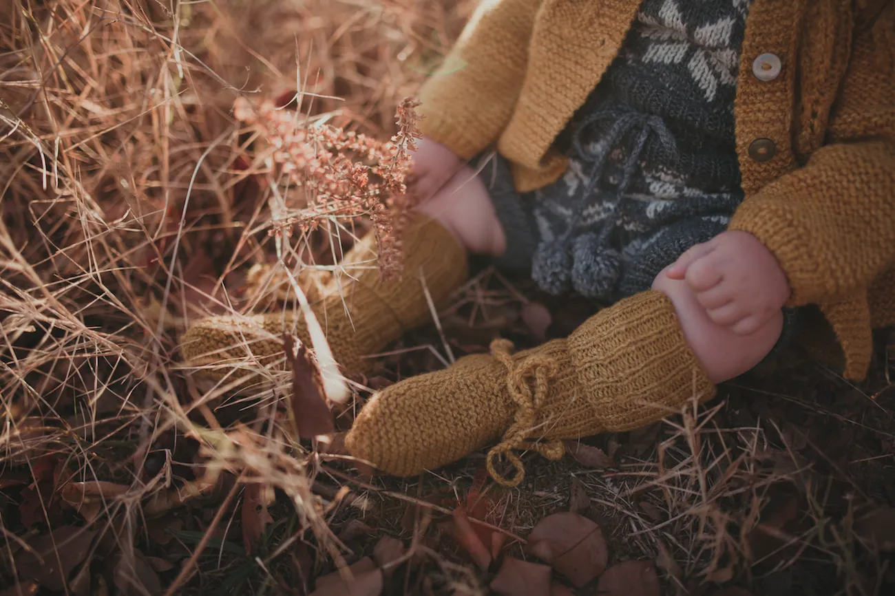 Alpaca Long Booties - Plant Dyed