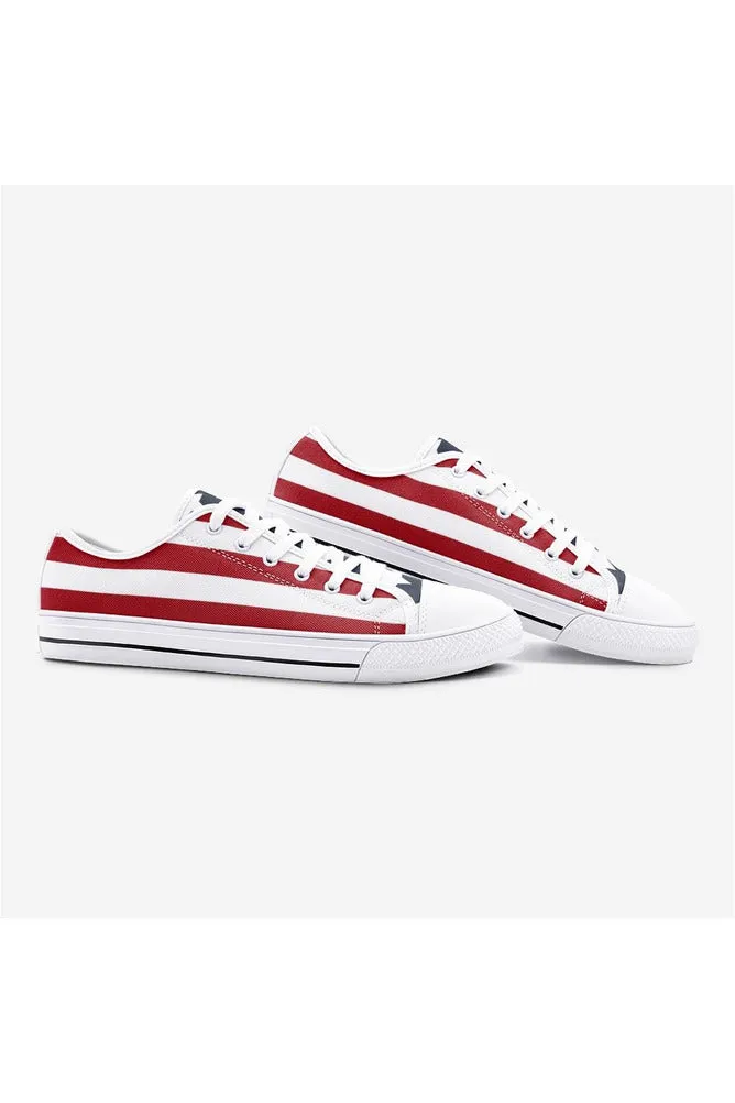 American Patriot Unisex Low Top Canvas Shoes