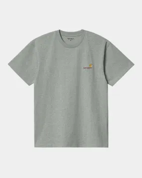 American Script T-Shirt | Grey Heather