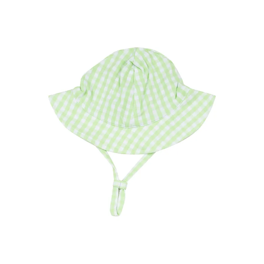 Angel Dear - Sunhat - Mini Green Gingham