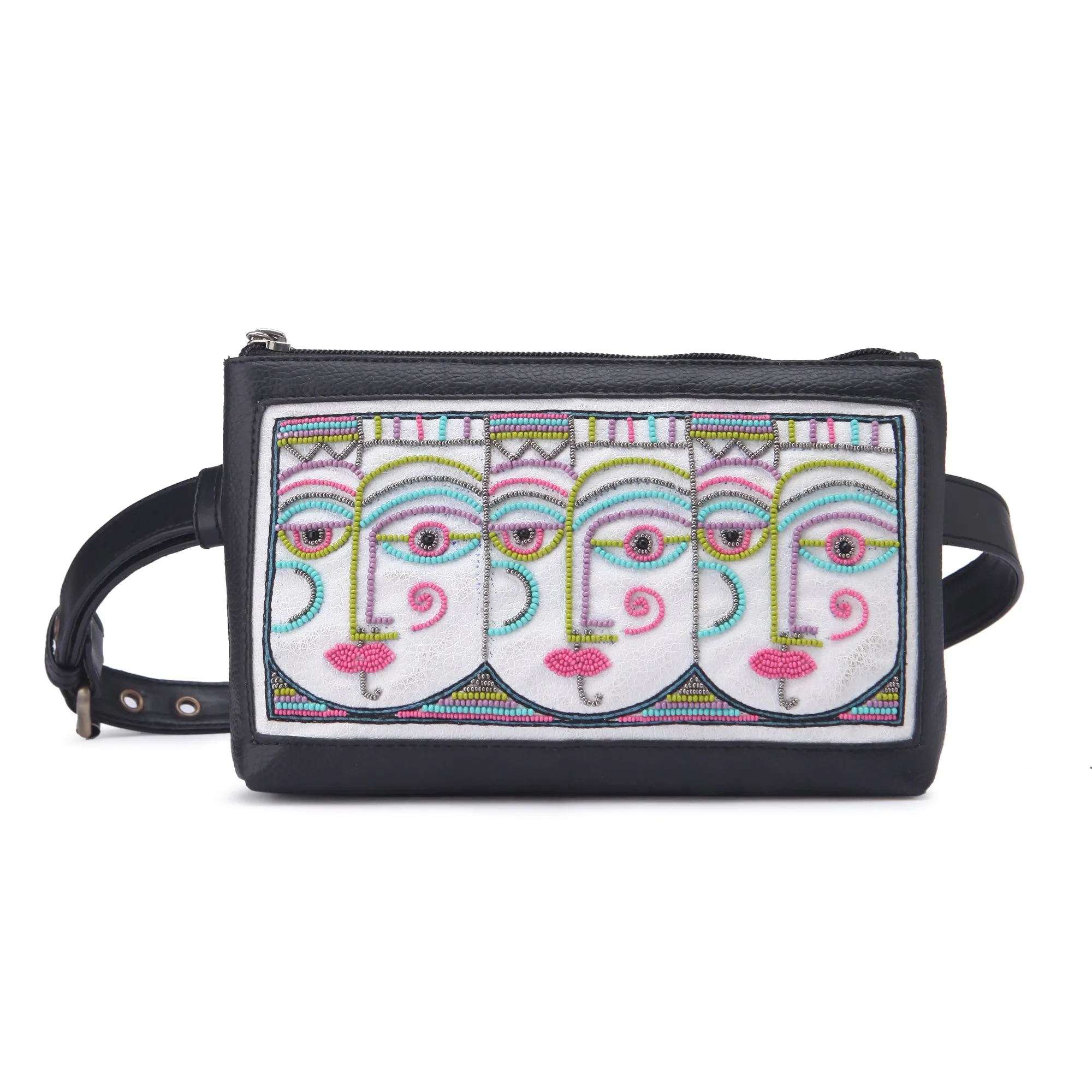 Anokhi Hand Embroiderd Belt Bag for women