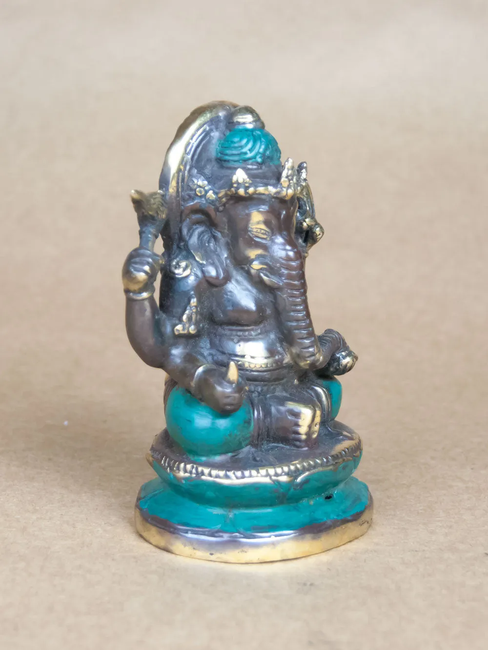 Antique finished Brass Ganesha Statue