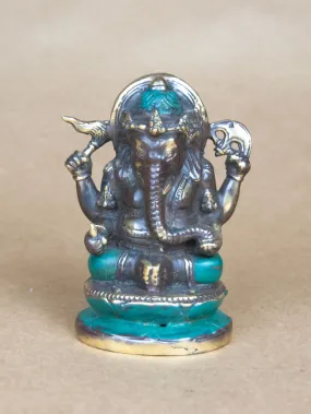 Antique finished Brass Ganesha Statue