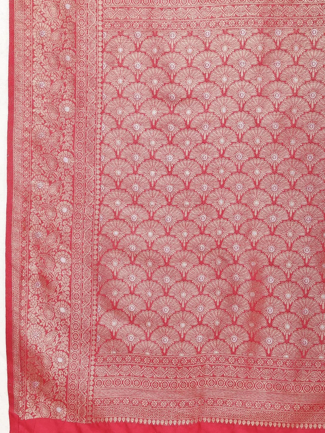 Art Handloom Plain Zari Border Woven Saree