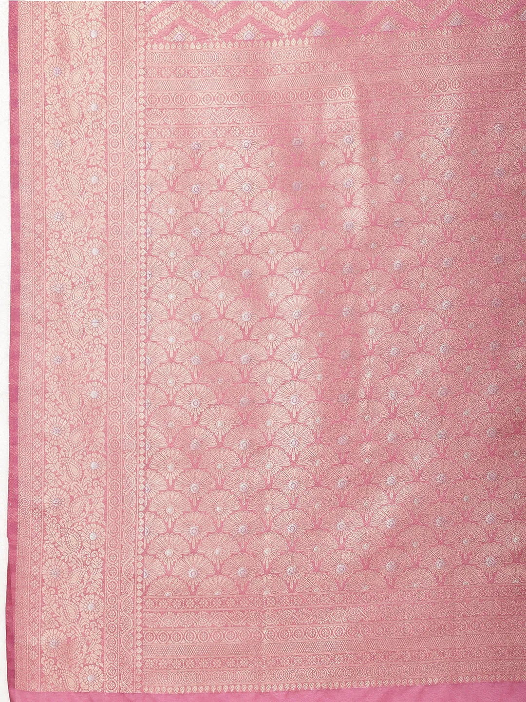 Art Handloom Plain Zari Border Woven Saree