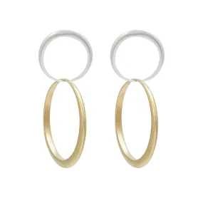 Asymmetrical  Eclipse - Statement Earrings