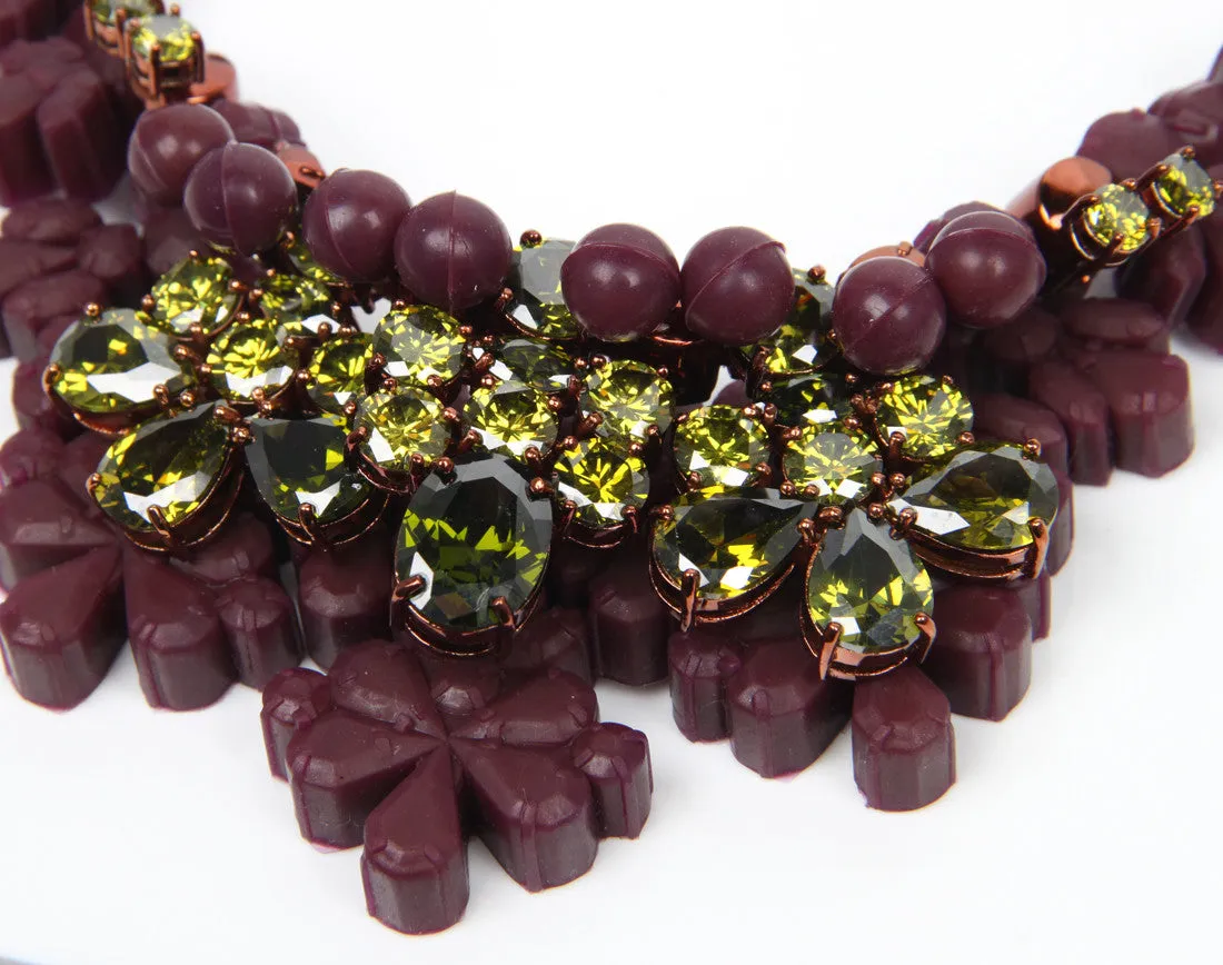 Avalon Necklace, Grape