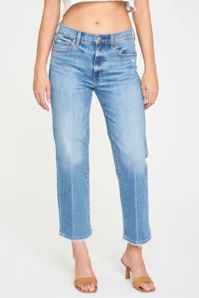 Backstage Mid Rise Straight Leg Jean