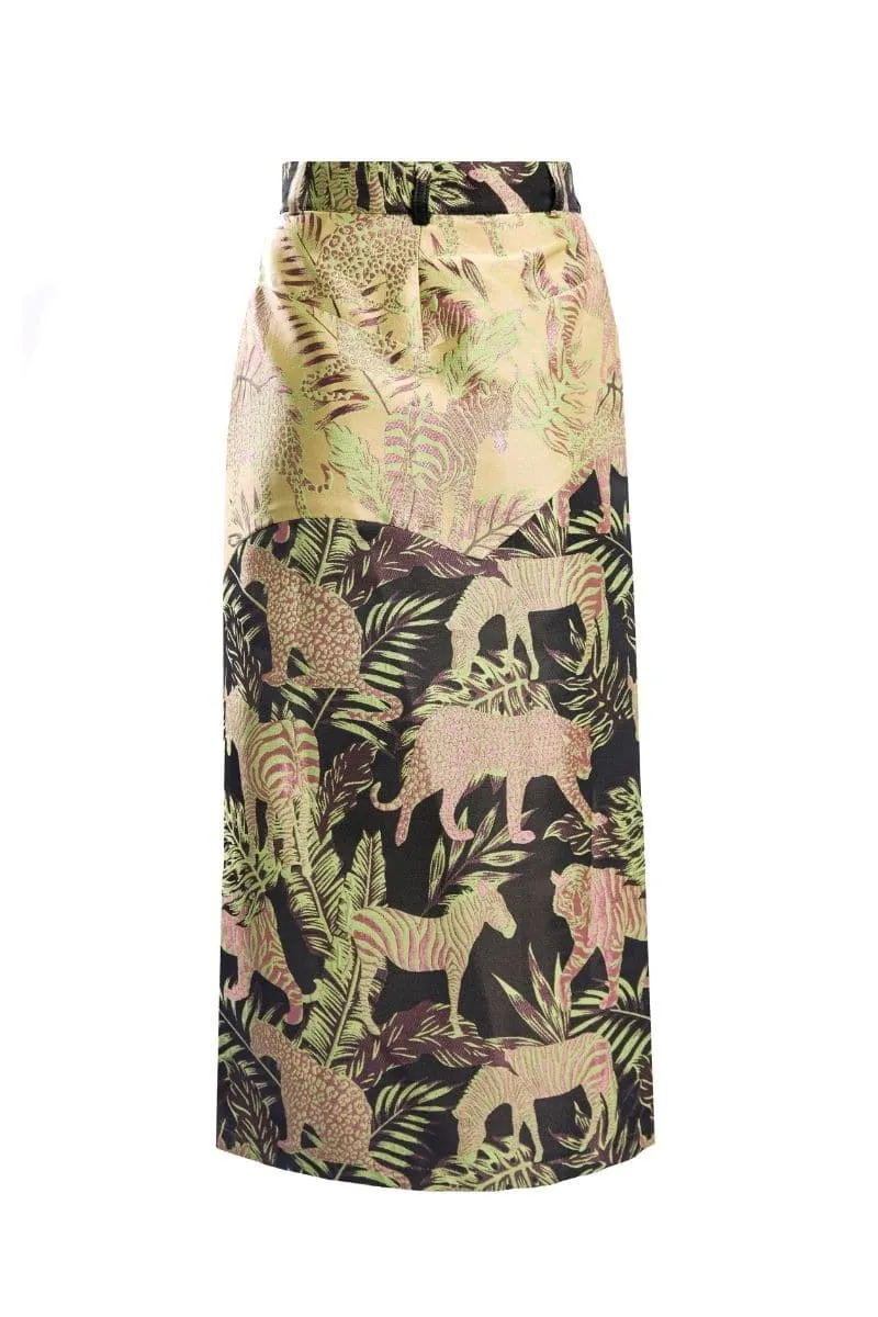 BAMBOO MIDI SKIRT