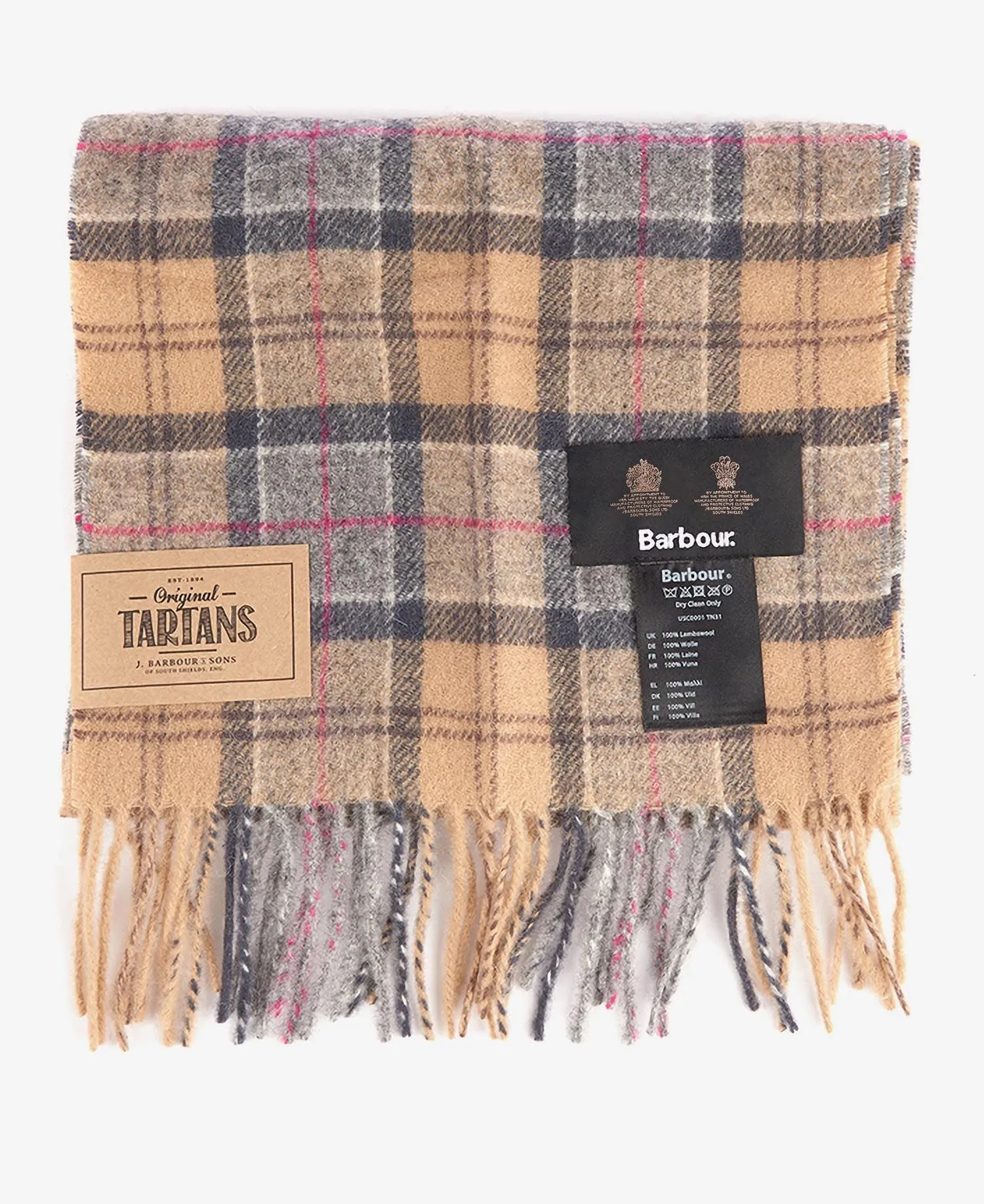 Barbour Lambswool Tartan Scarf