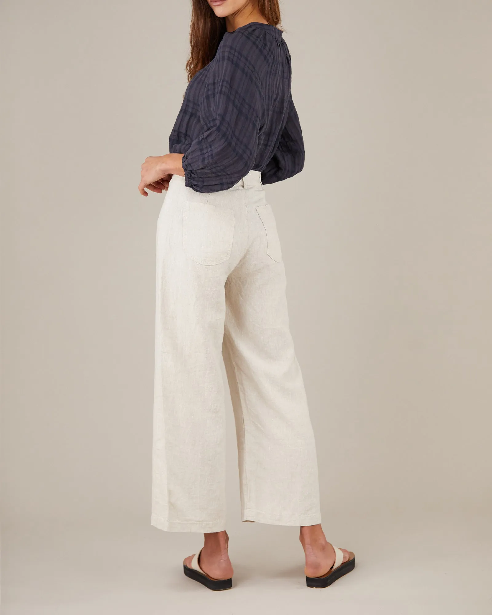 Barossa Linen Pant - Natural