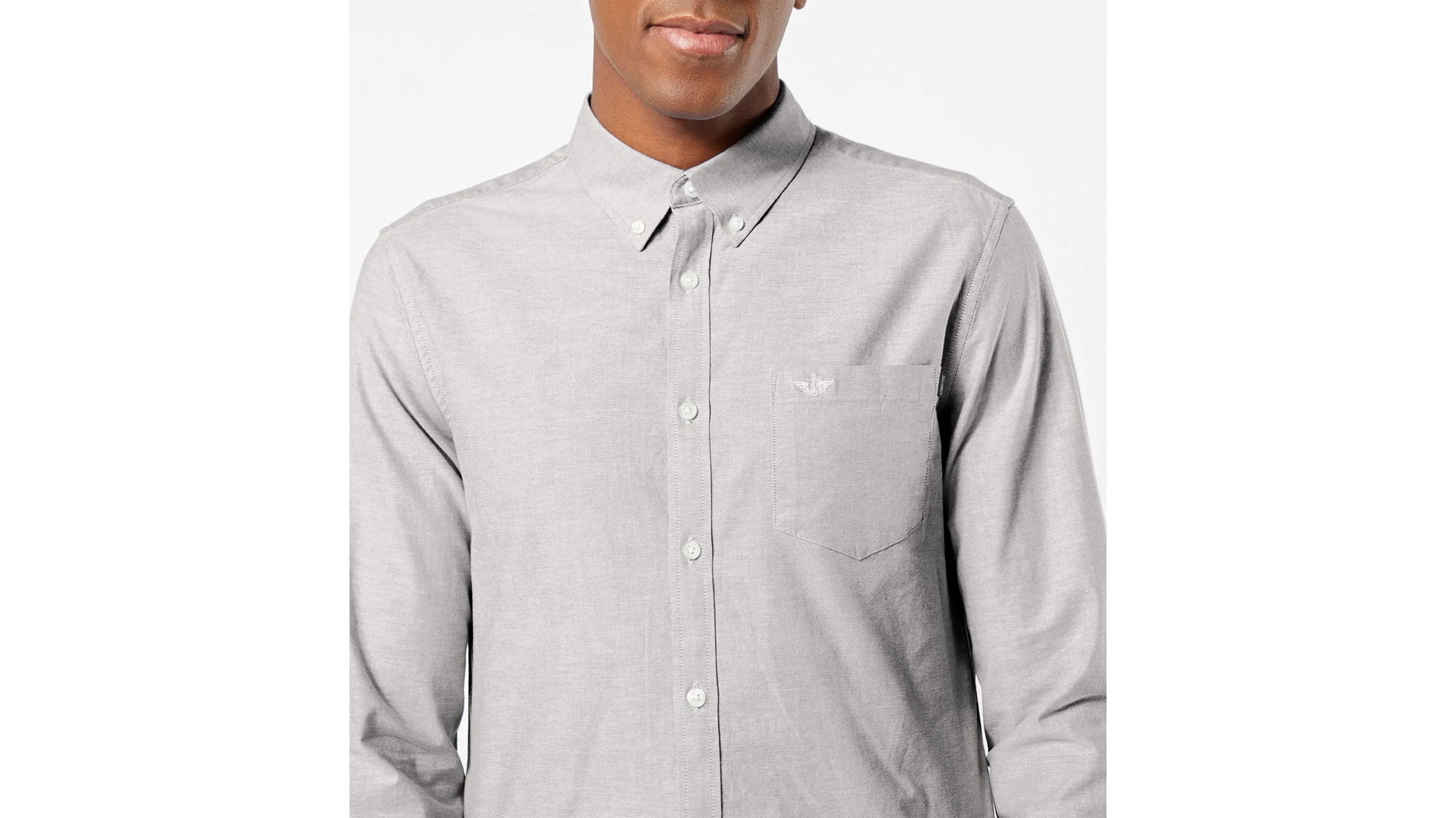 Big and Tall Button Collar Shirt