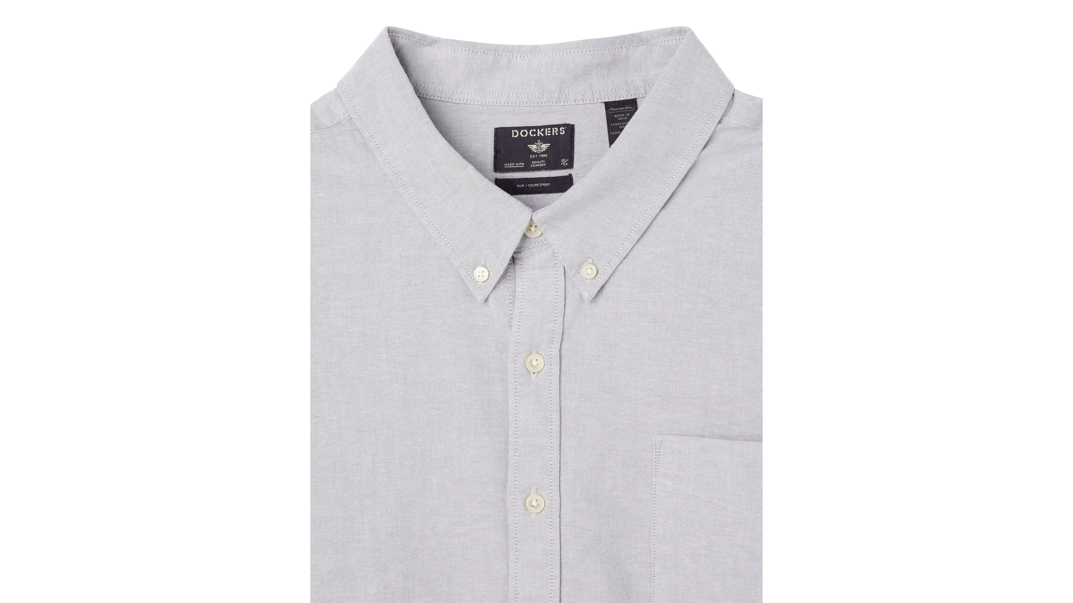 Big and Tall Button Collar Shirt