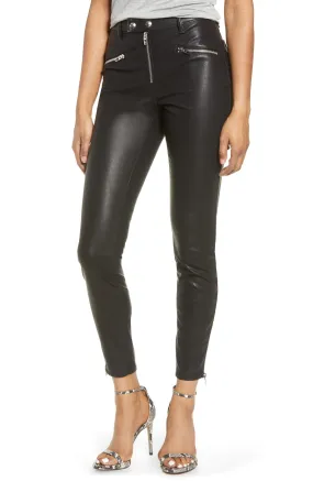 Blank NYC Faux Leather Skinny Pants Deja Boo