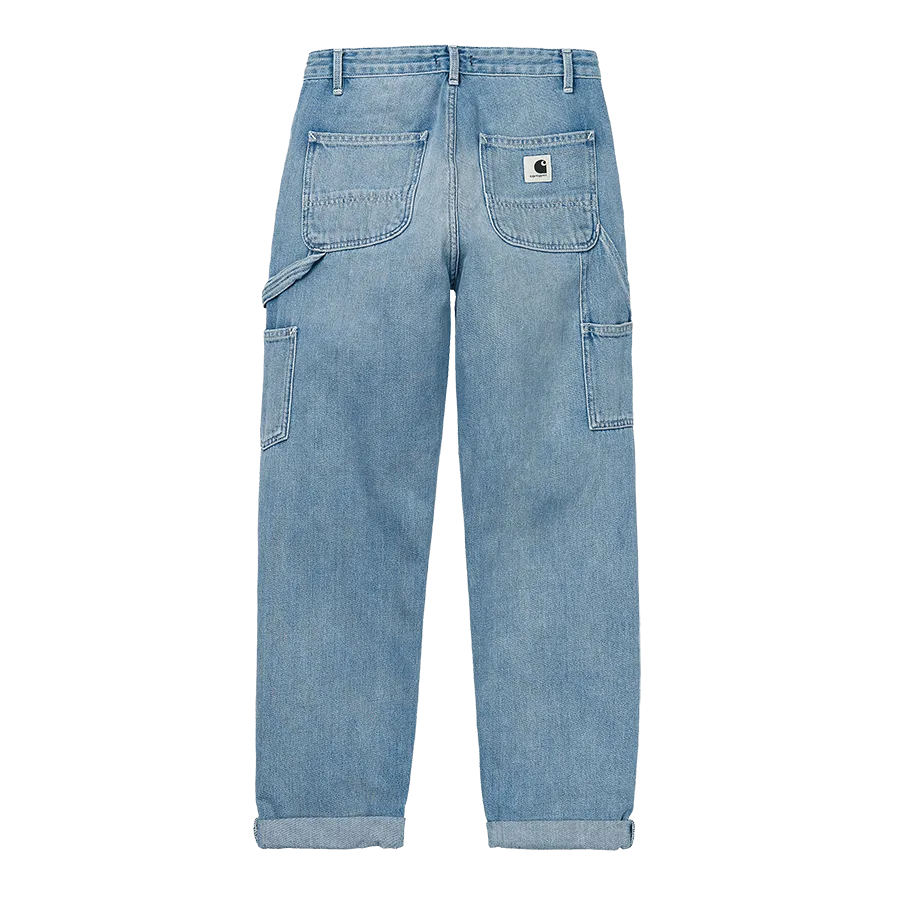 Carhartt WIP Women's Peirce Pant Denim - Light Stone Wash