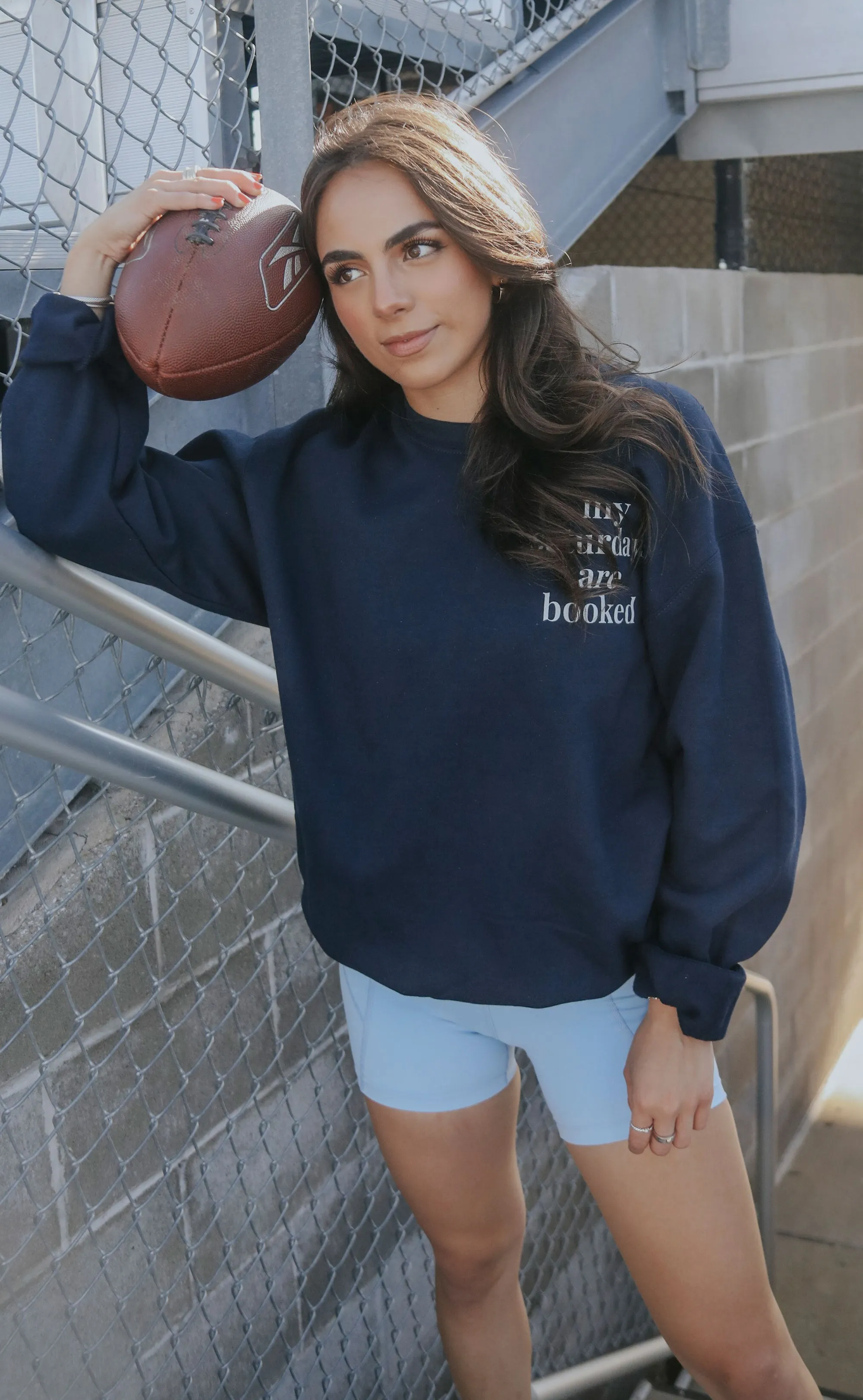 charlie southern: saturday tailgating club sweatshirt - navy