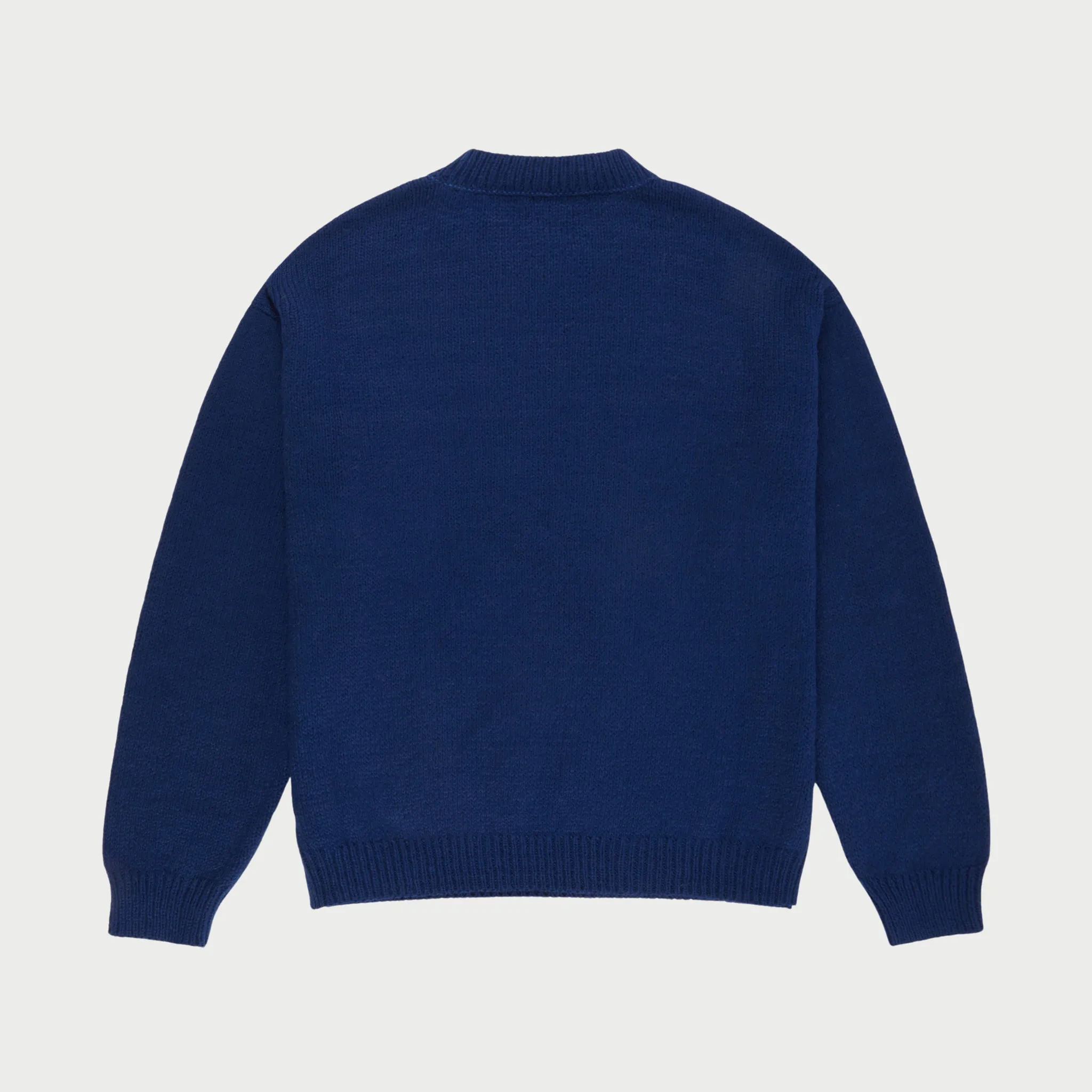 Cherry Flag Knit Crewneck (Navy)