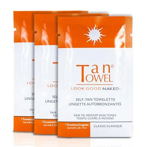 Classic Half Body Self-Tan Towelette - (10 Pack)