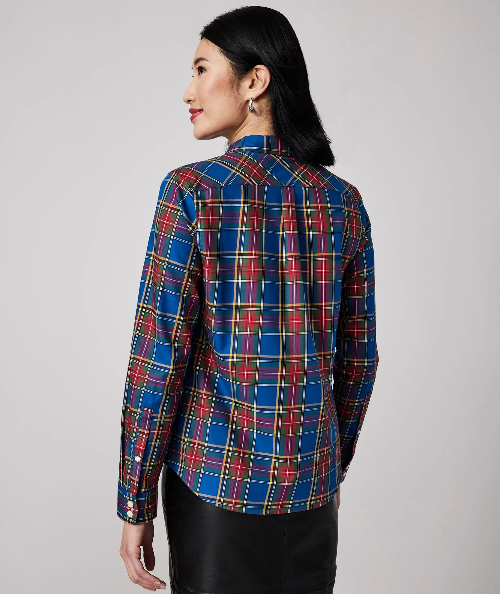 Cotton Plaid Sadie Shirt