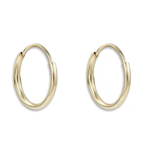 Dainty Hoop Earrings 10mm