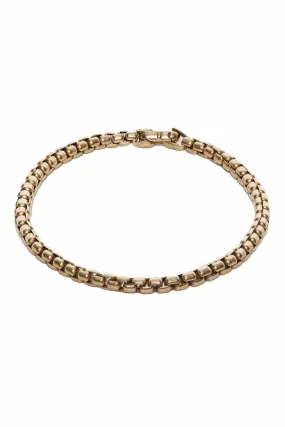 David Yurman 18K Gold Box Chain Bracelet