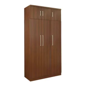 Deverel II 3 Open Door Wardrobe with Top