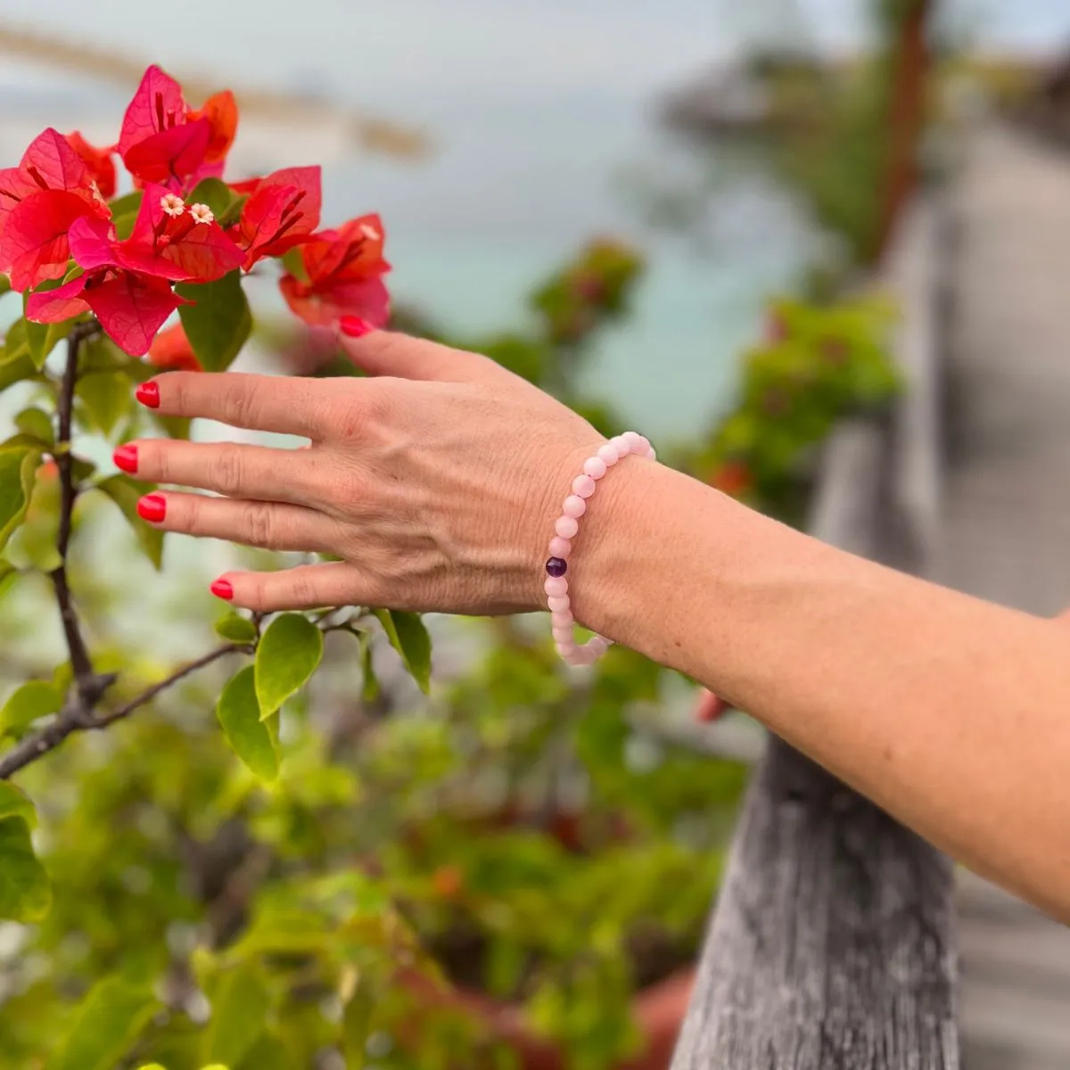 Devotion Rose Quartz Bracelet