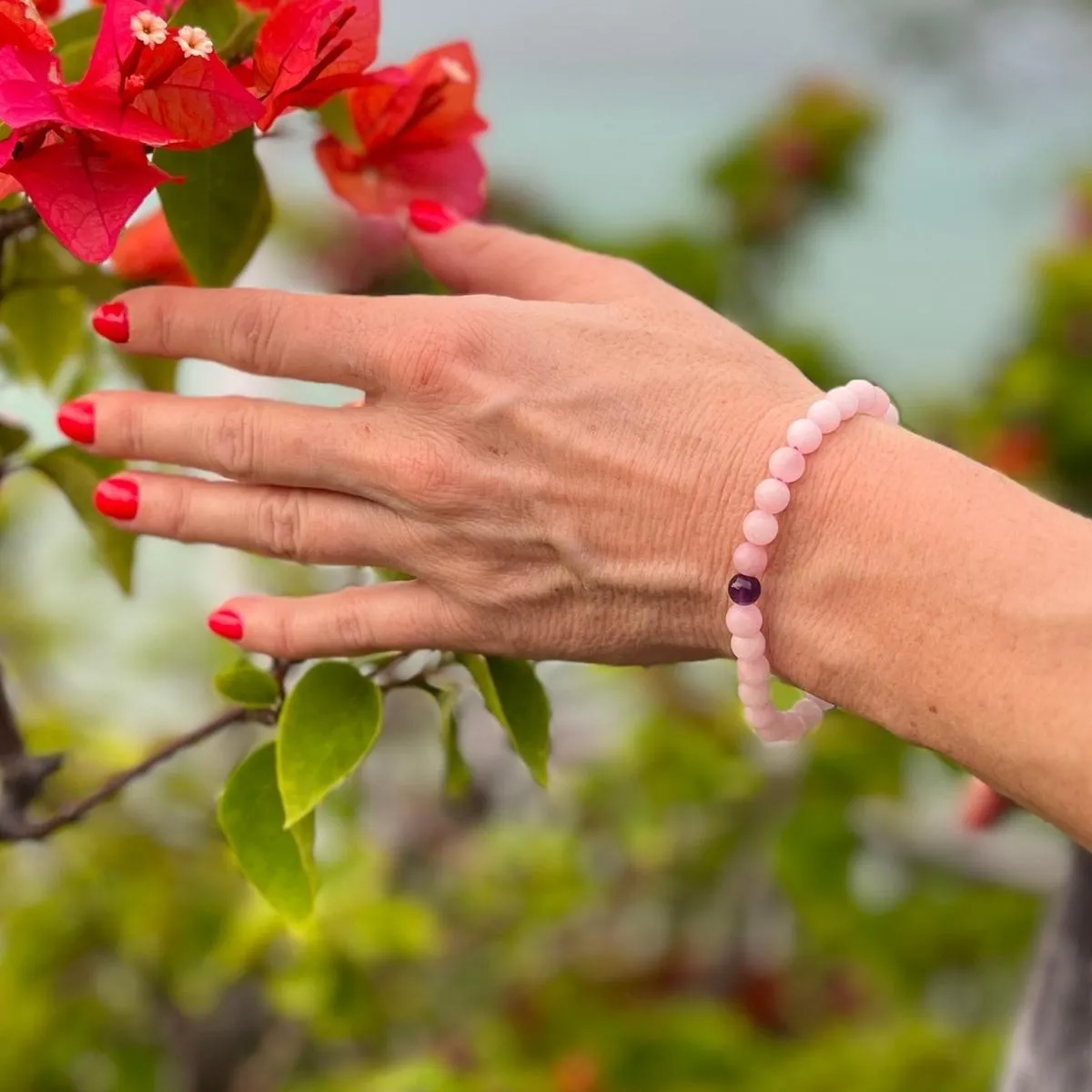 Devotion Rose Quartz Bracelet