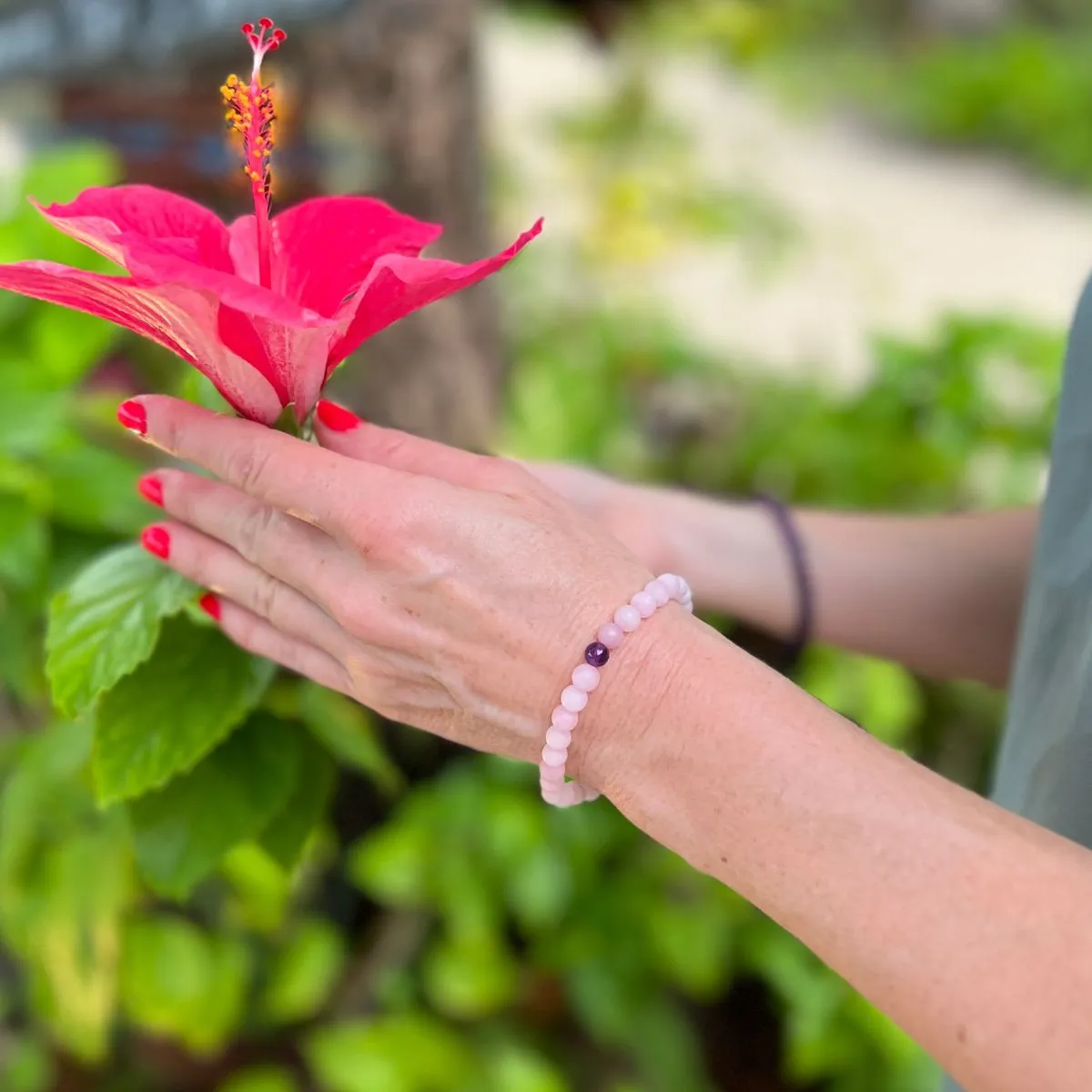 Devotion Rose Quartz Bracelet