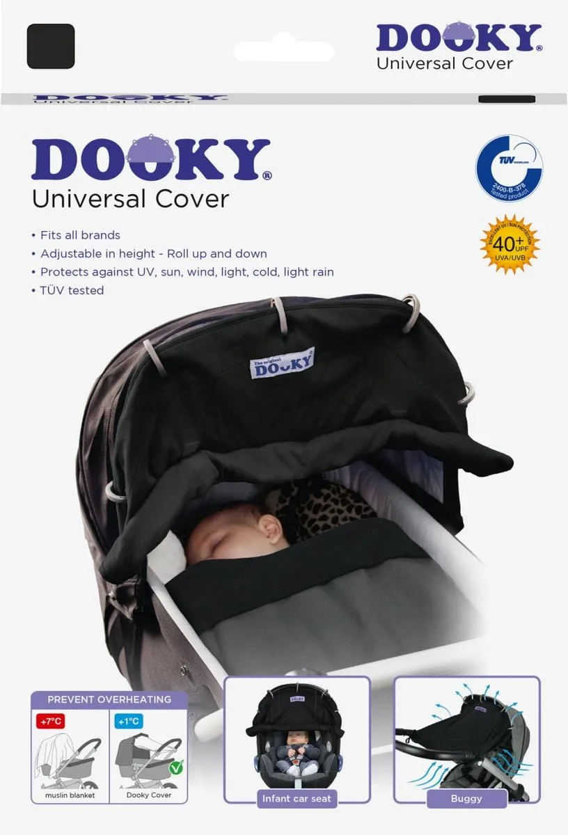 Dooky Universal Sun Shade - Plain Black