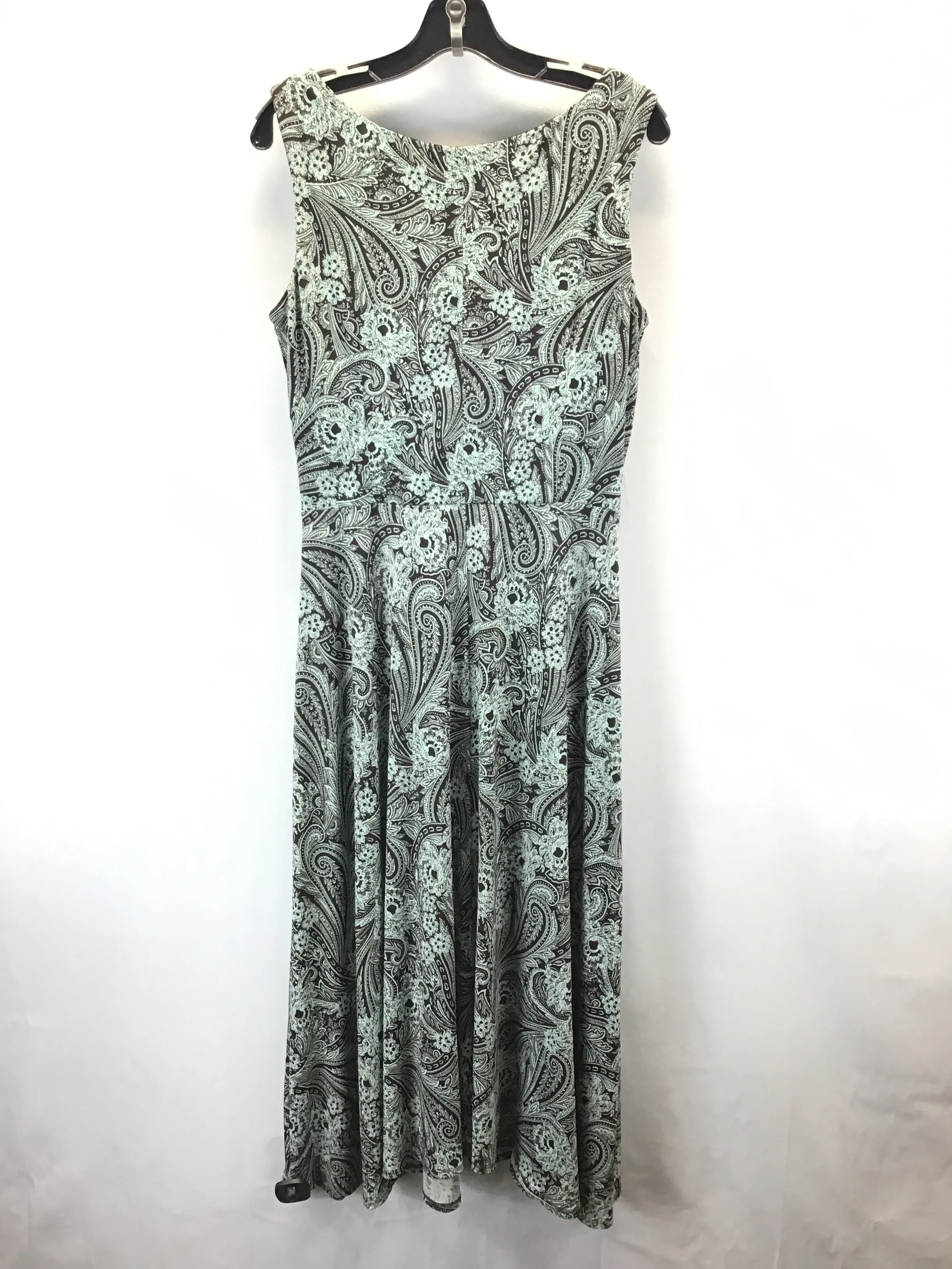 Dress Casual Midi By Dressbarn In Paisley Print, Size: 12