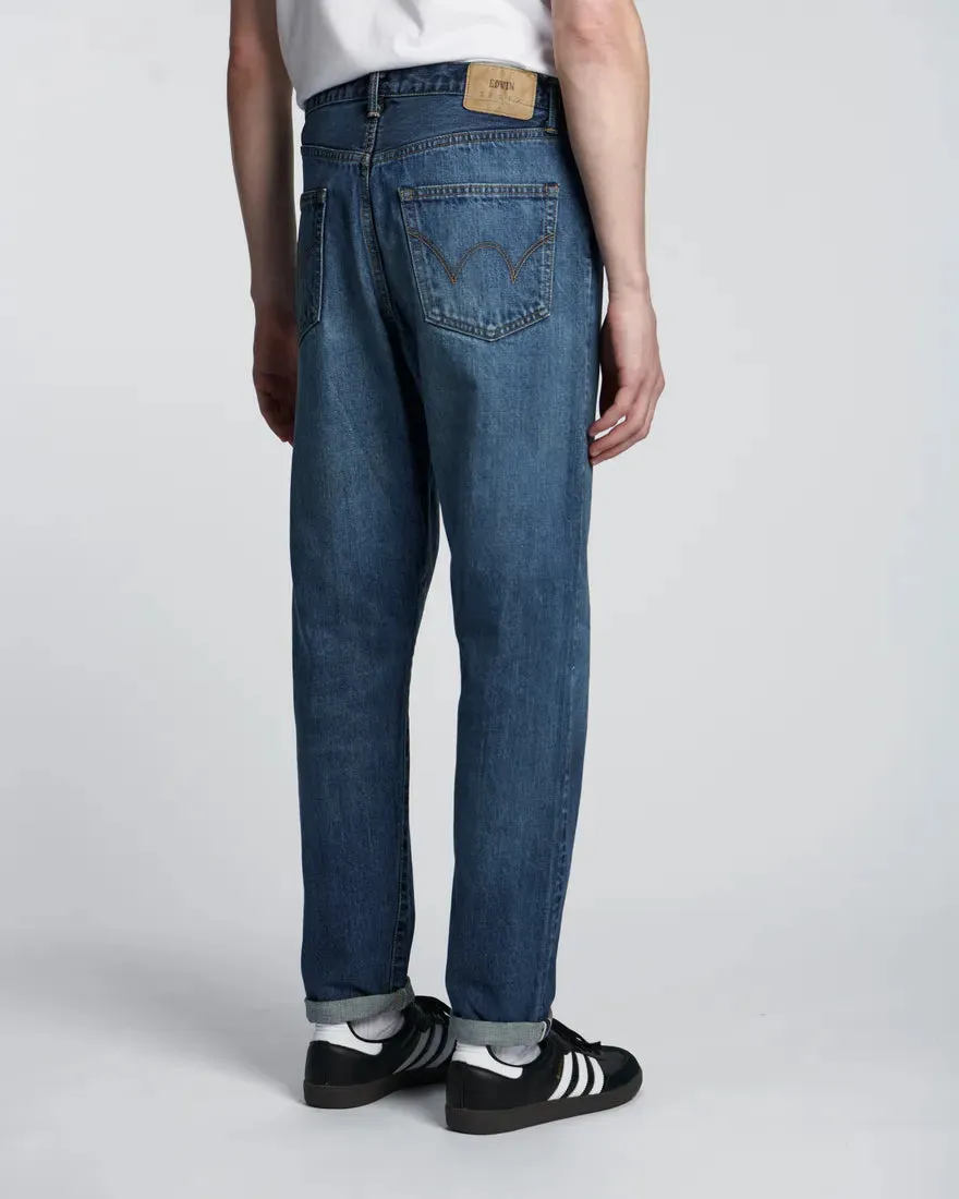 EDWIN Loose Tapered Blue Dark Used Made in Japan