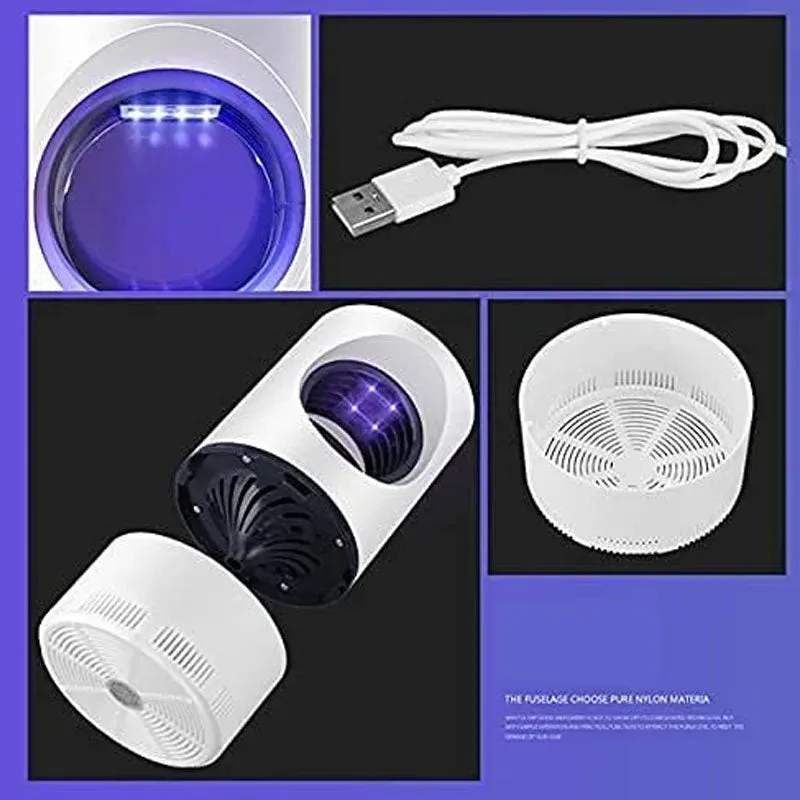 Electric Mosquito Killer Lamp Machine - USB UV Lamp Anti Mosquito Trap Bug Zapper Muggen Insect Killer