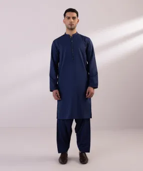 Embroidered Wash & Wear Suit