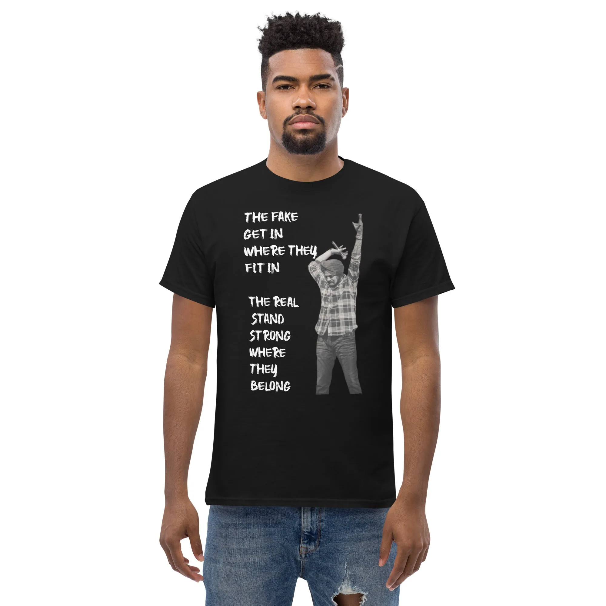 Fake get in Men's classic tee