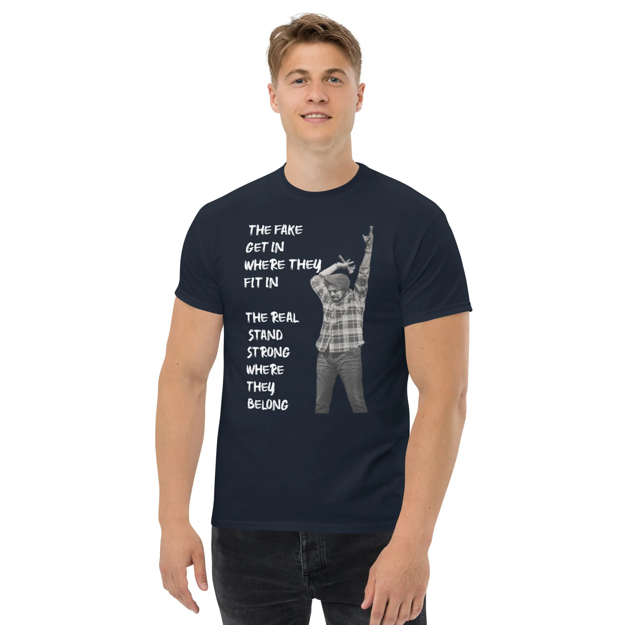 Fake get in Men's classic tee