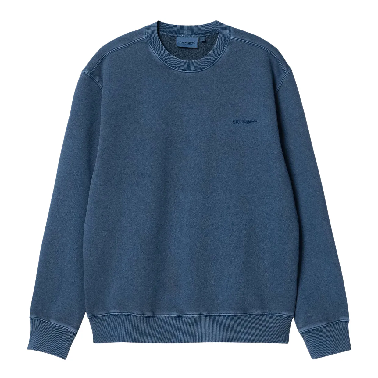 Felpa Uomo Carhartt WIP Duster Script Blu