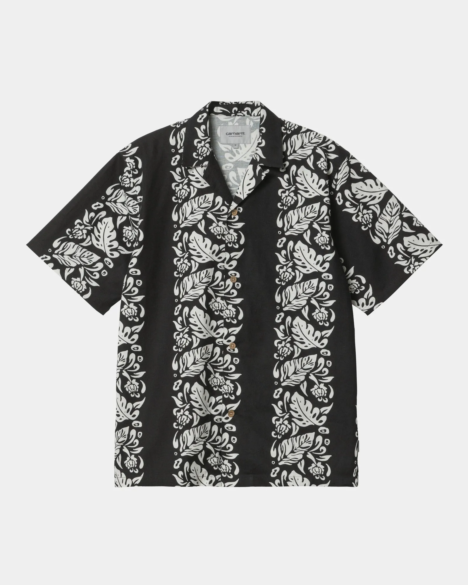 Floral Stripe Shirt | Black